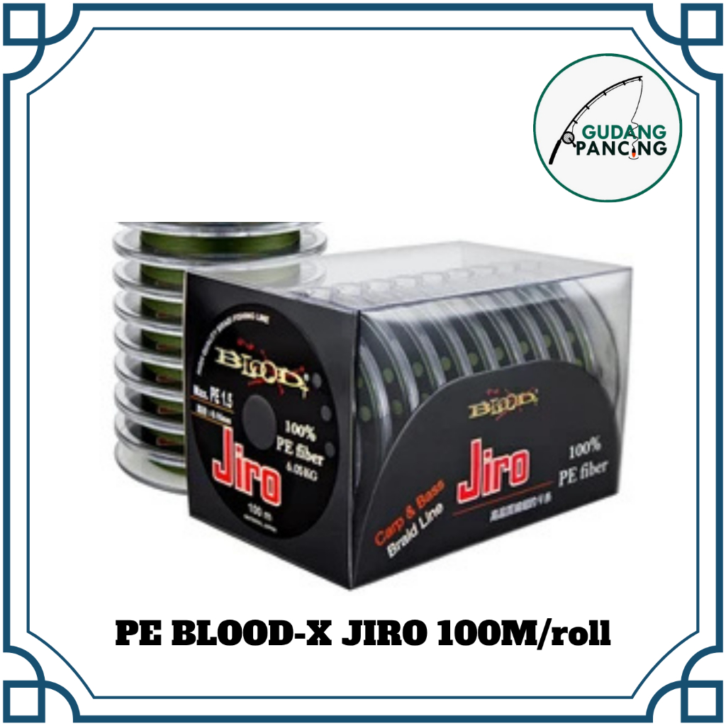 Senar Pancing PE Blood Jiro 100M