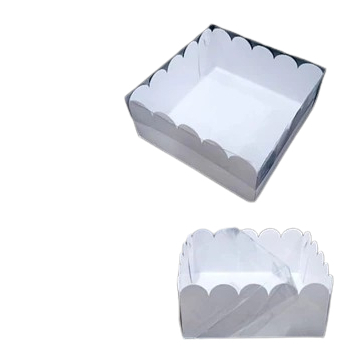 Box Kue Rena Mika Putih Ukuran 20x20x10 cm