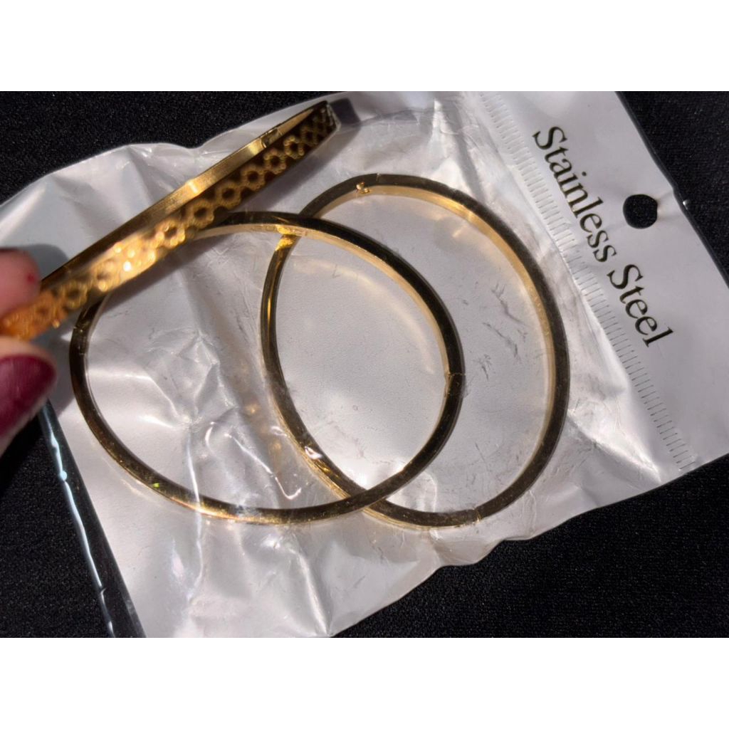 Gelang cartier Gucci titanium (1 pcs) anti karat anti luntur