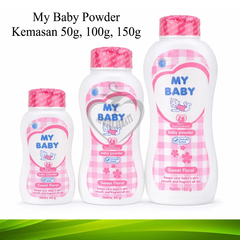 Bedak Bayi My Baby Lembut di Kulit, Nyaman untuk Si Kecil
