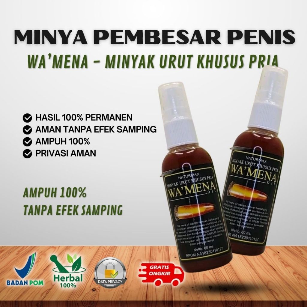 TOP 1 WA'MENA  MINYAT URUT PEMBESAR MR.P HERBAL ORIGINAL