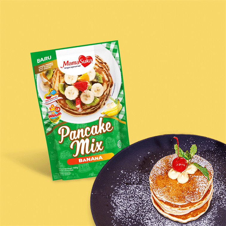 Mamasuka Mama Suka Pancake Mix Banana 160gr