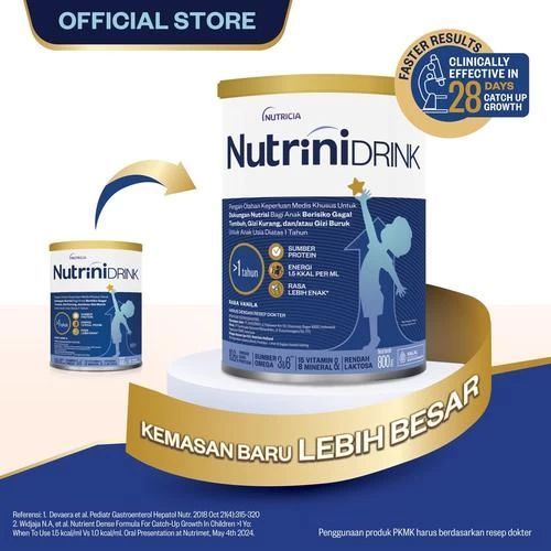 Susu anak NUTRINIDRINK 400GR Vanila 1-12 Tahun 400g & 800g