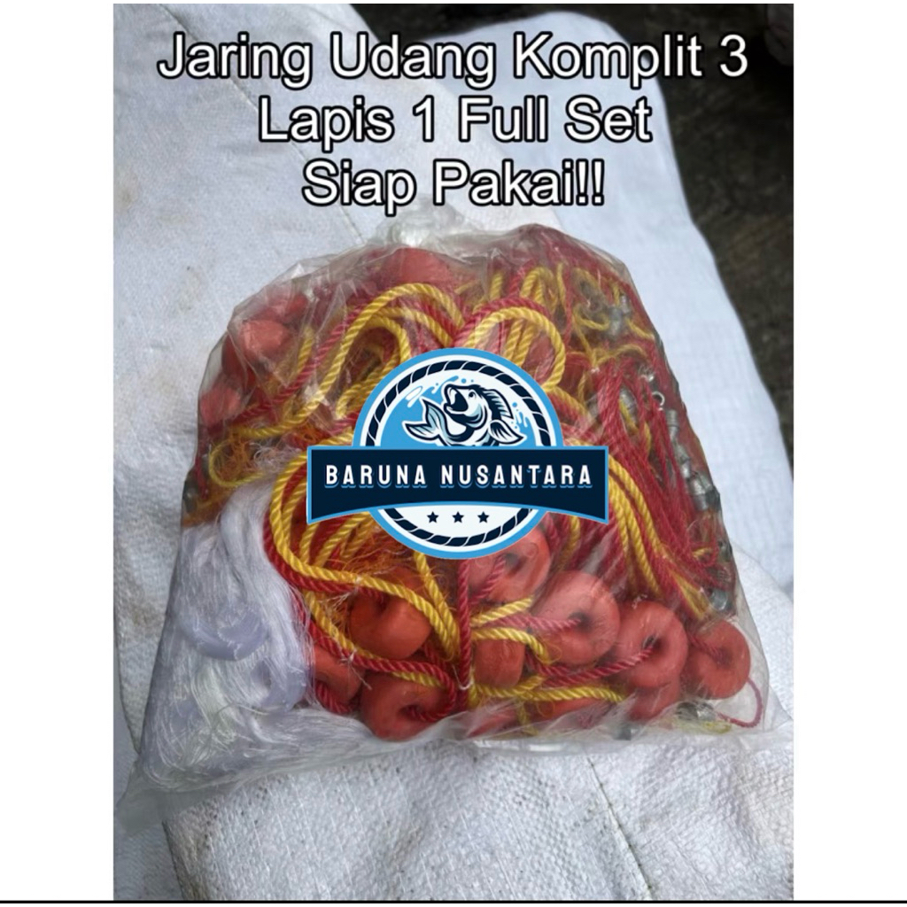 JARING UDANG Siap Pakai Lengkap 1 SET MURAH