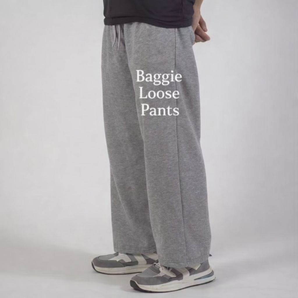 Baggy Loose Pants Sweatpants Celana jogger oversize Unisex