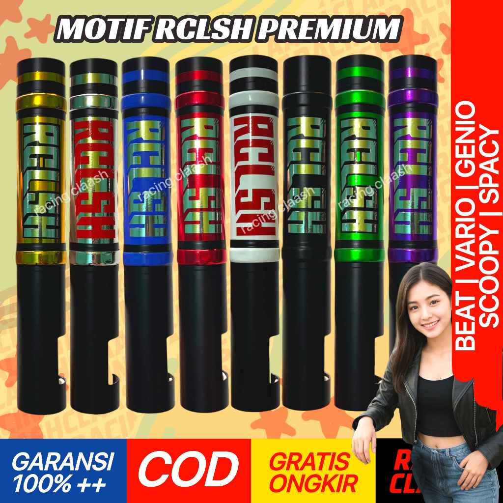 Racing Claash Cover Shock Depan Beat Vario Scoopy Spacy Genio Motif RCLSH Premium 110 125 150 160 Ka