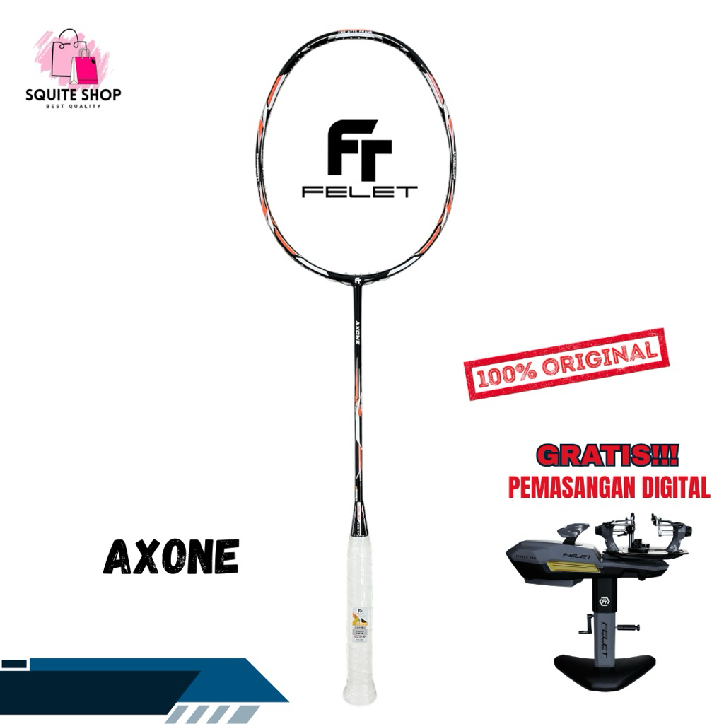 RAKET FELET AXONE 33lbs ORIGINAL BADMINTON
