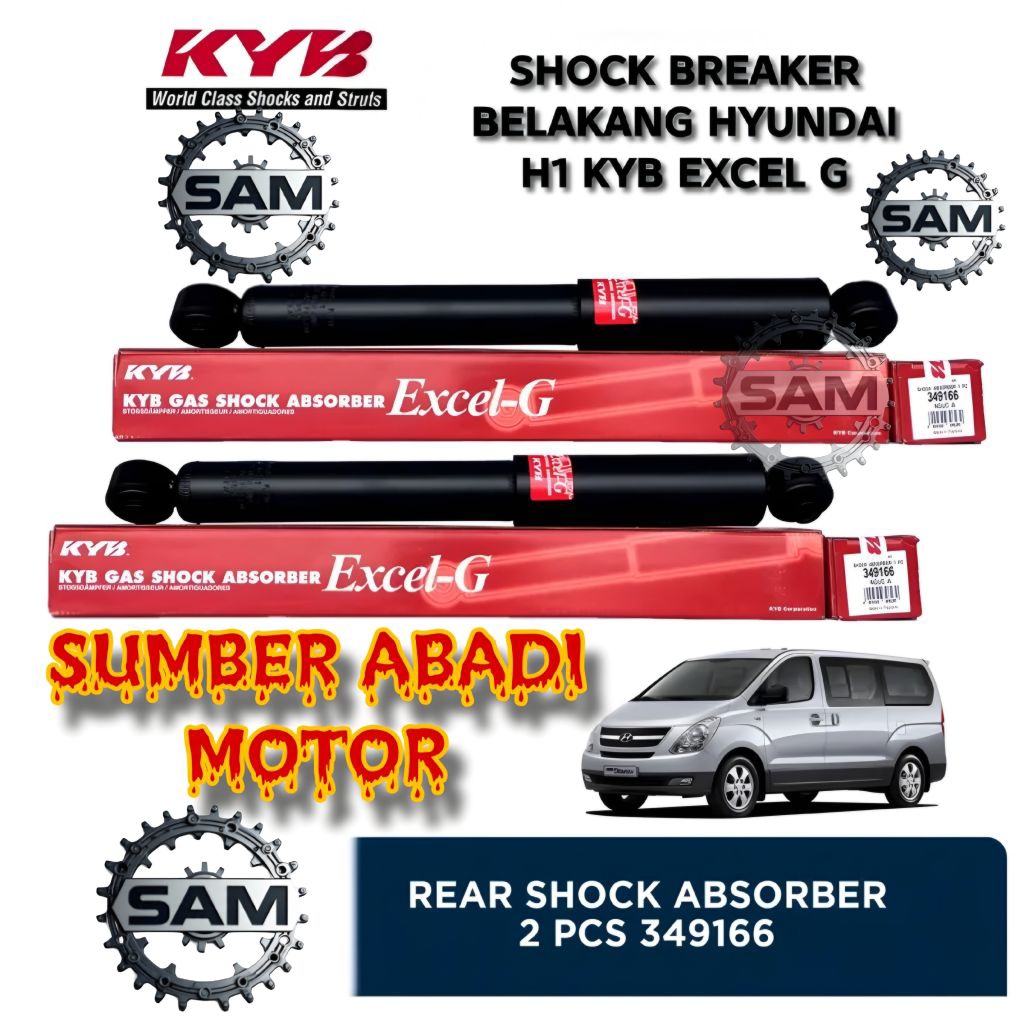 SHOCK BREAKER BELAKANG HYUNDAI H1 ORIGINAL KYB EXCEL G