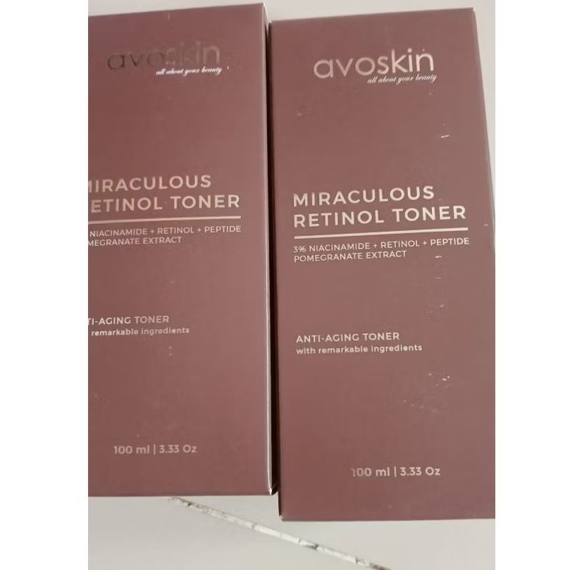 Exp 2027 - AVOSKIN RETINOL TONER 100ML / TONER ORIGINAL