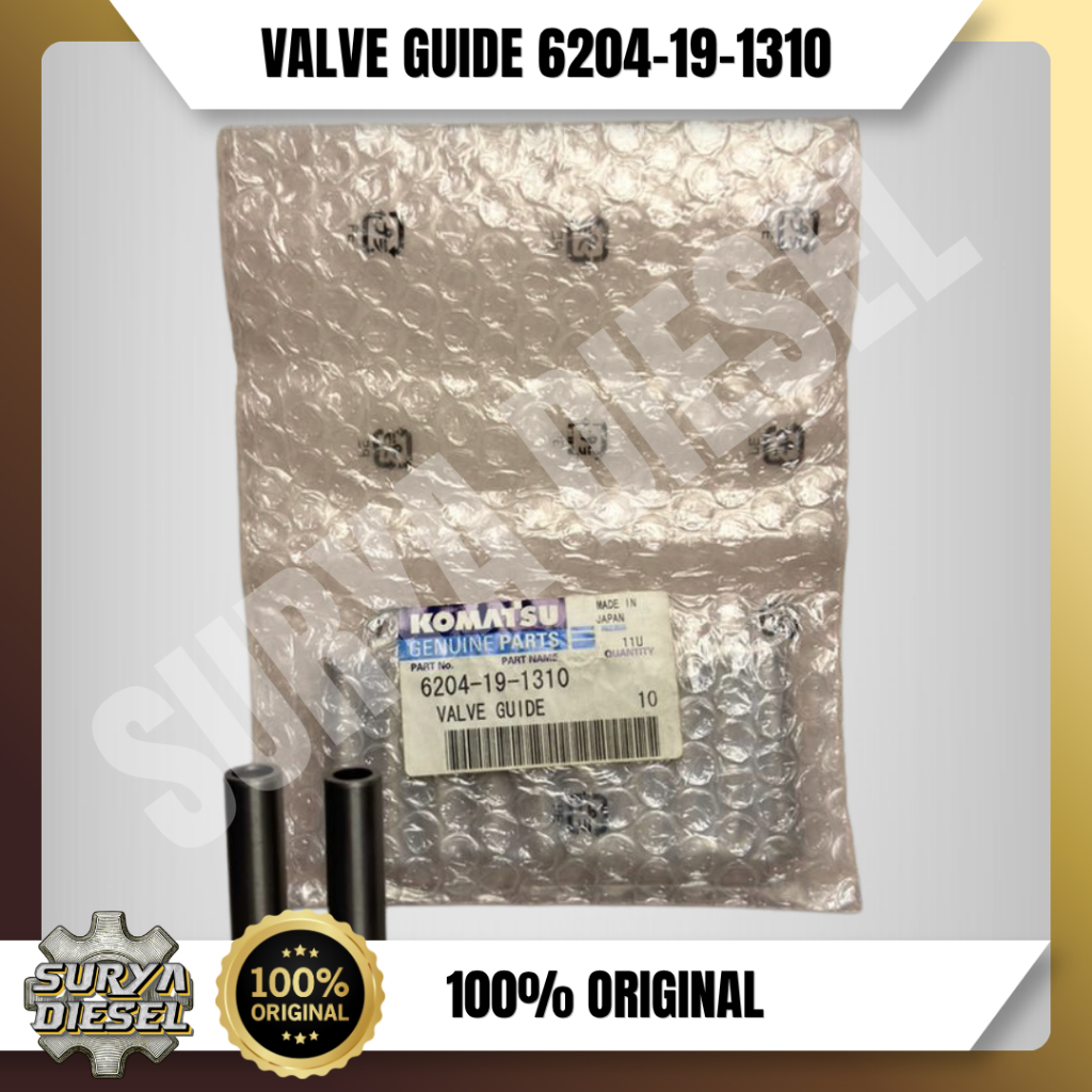 KOMATSU VALVE GUIDE 6204191310 / 6204-19-1310 100% Original (Genuine Parts KOMATSU)