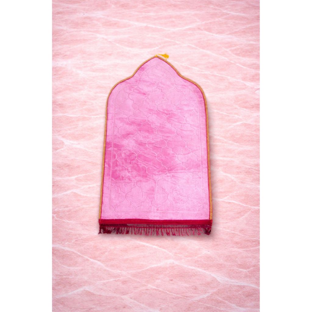 sajadah kubah sajadah tebal polos turkey antislip kerucut bahan lembut