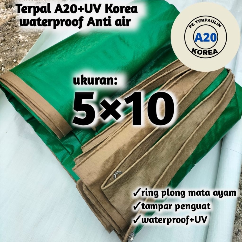 terpal A20 korea ukuran 5×10