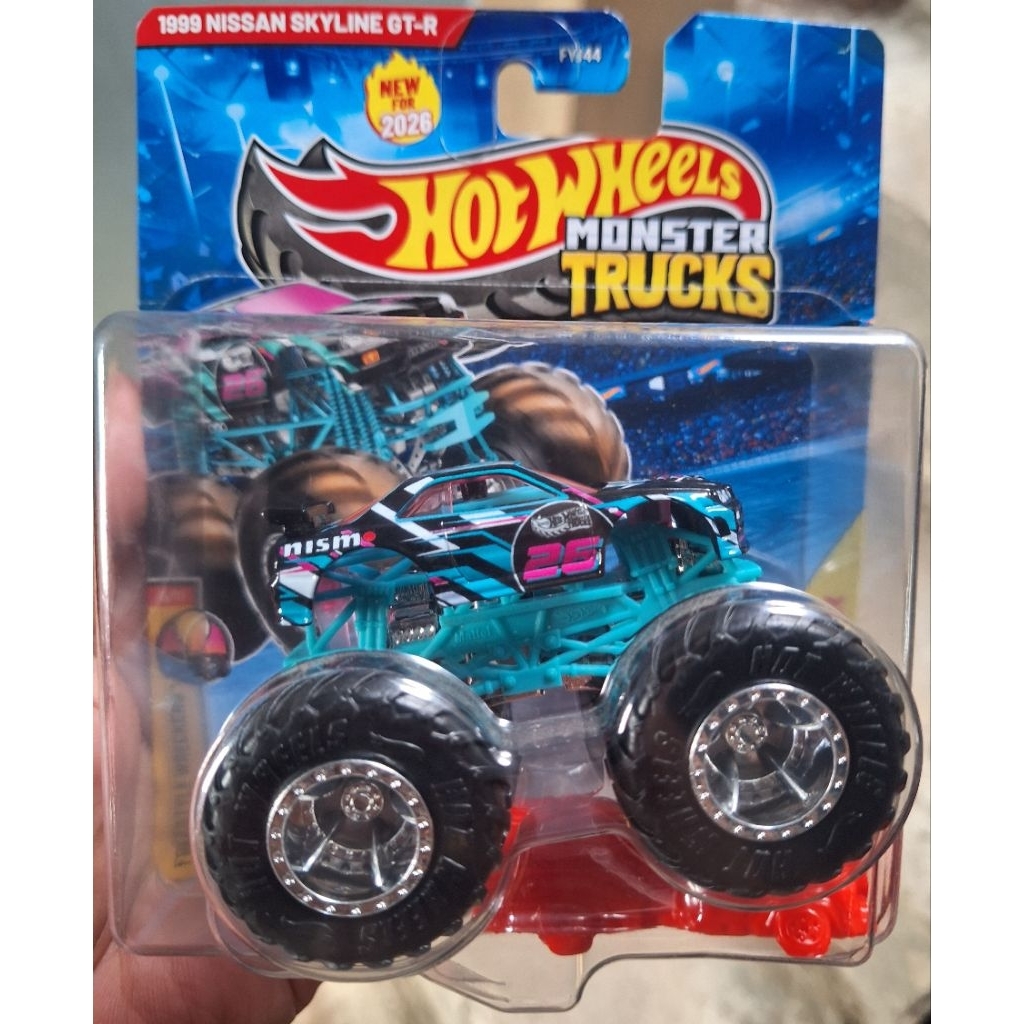 Hot Wheels Monster Truck R34 nissan skyline