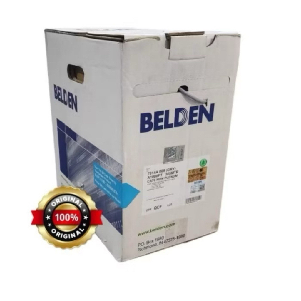 Kabel Belden Cat 6e Ori ( 1 Rol)