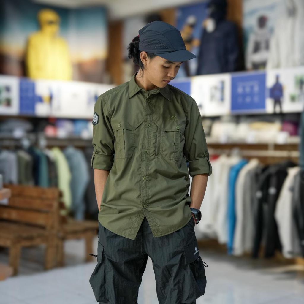 KEMEJA LAPANGAN ZLAVA TACTICAL WILDSHELL x WILD OUTDOOR