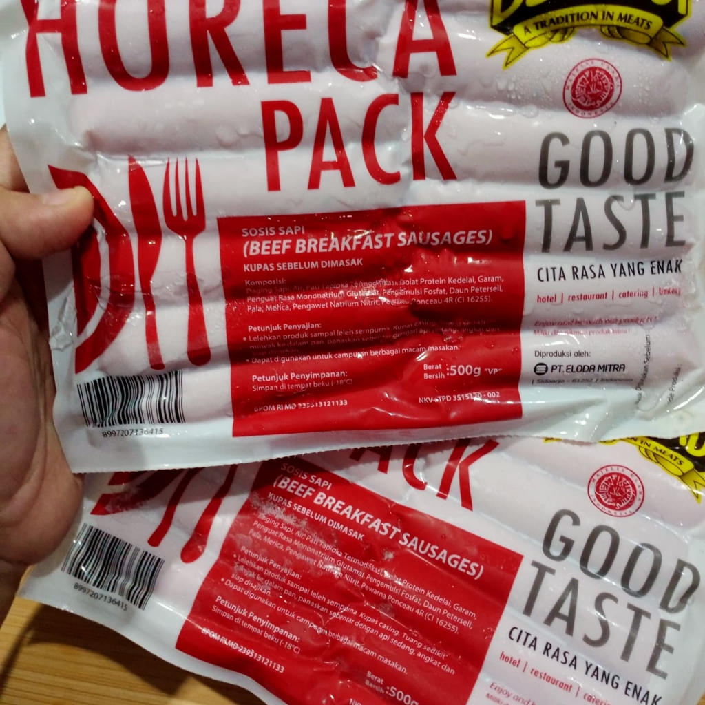 sosis sapi bernardi horeca 500gr