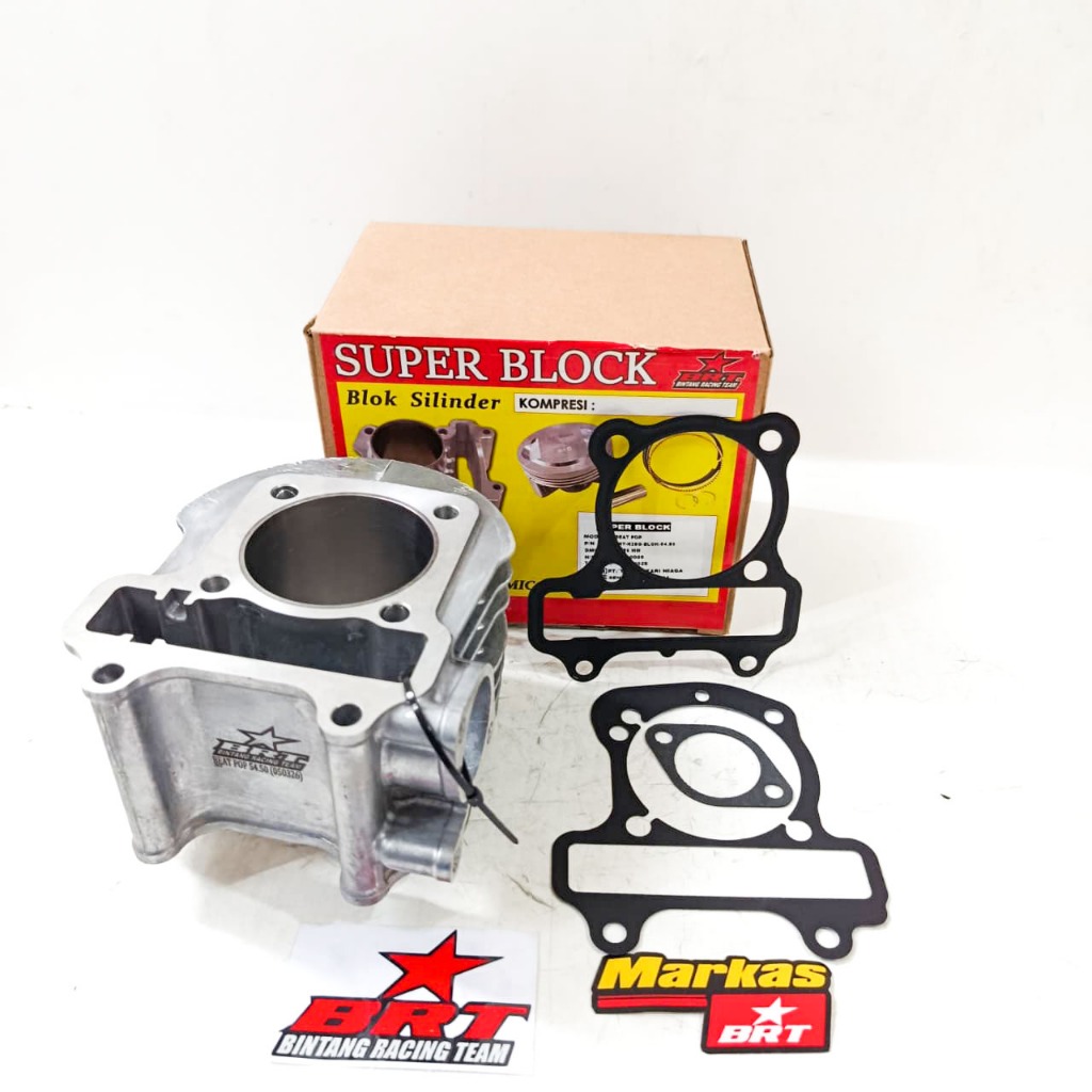 BLOK + PAKING SET CAST IRON BRT BEAT POP ESP STREET SCOOPY ESP 54.50 MM