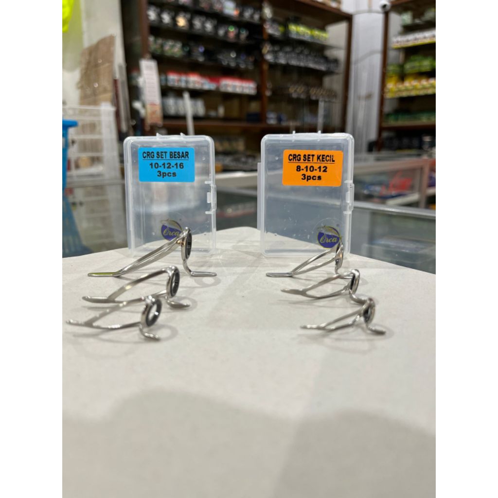 Satu Set Isi 3pcs Kolongan Joran Jigging Spinning Orca CRG