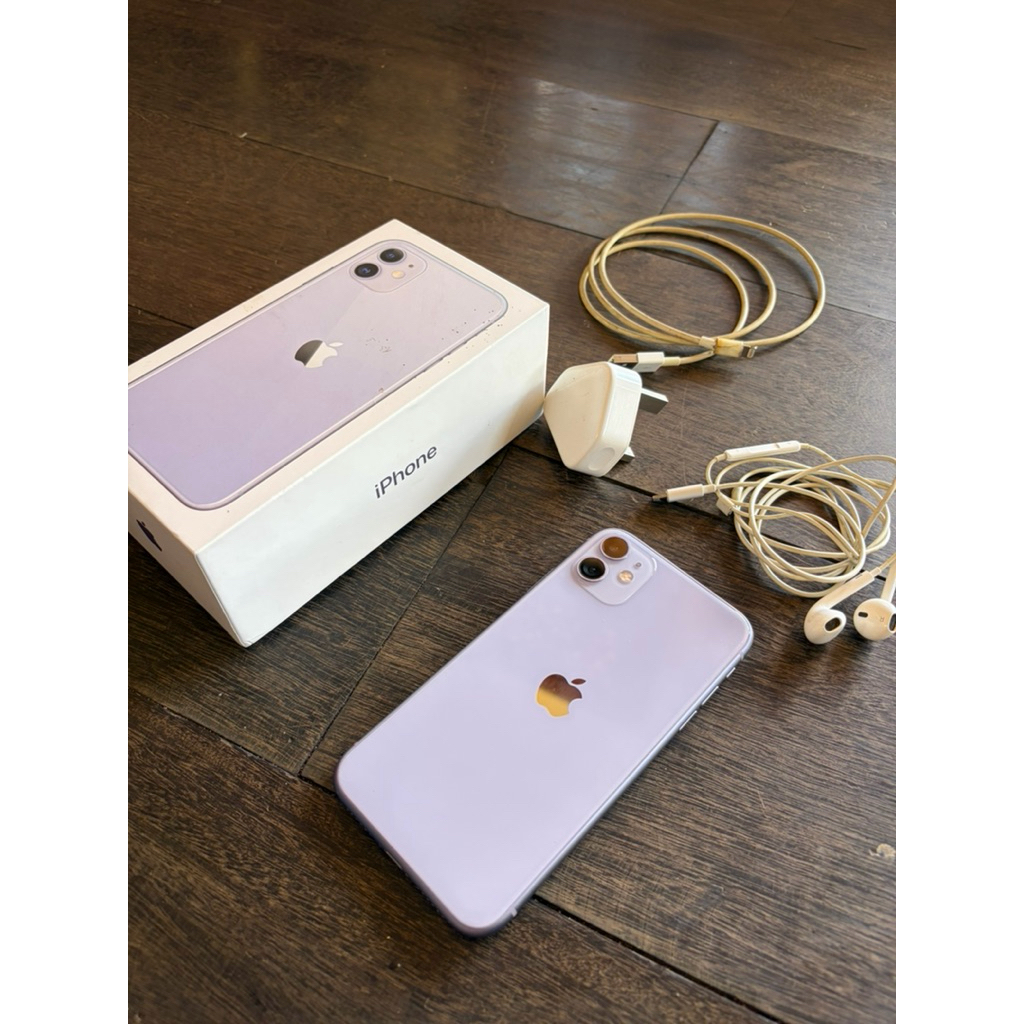 iphone 11 purple 128gb second inter