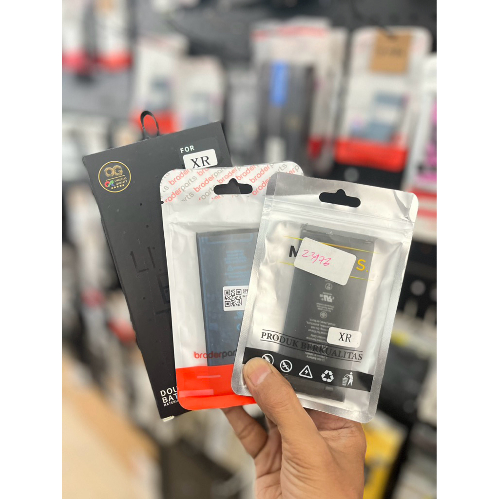 BATRE IPHONE XR ORIGINAL 100% BRADERPARTS KUALITAS TERBAIK BERGARANSI TERMURAH
