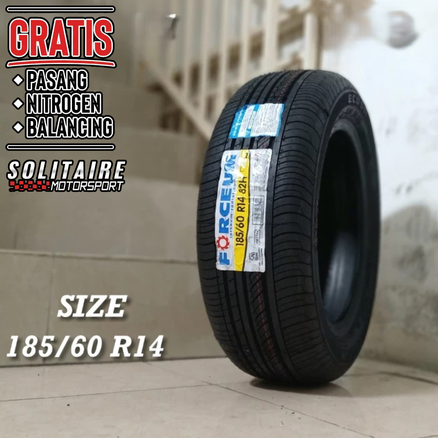 Ban Mobil 185/60 R14 Merk FORCEUM ECOSA | BAN TUBLES BERKUALITAS | BAN STANDAR 185 60 RING 14
