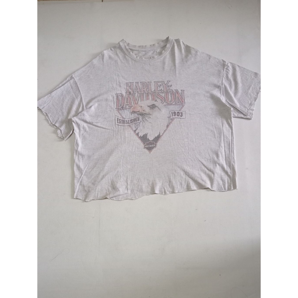 Kaos Harley Davidson Eagle Established 1903 Boxy Fit Second Brand Harley Davidson