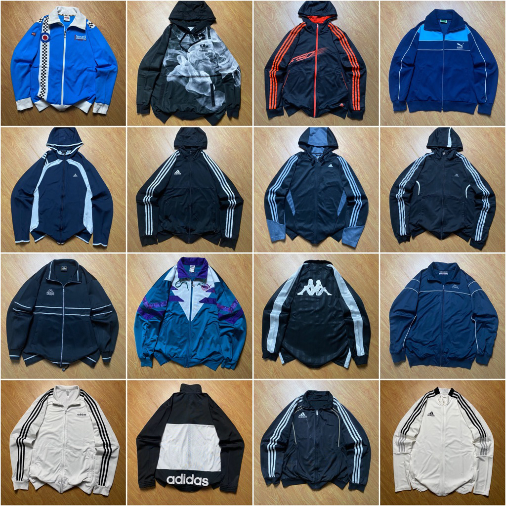 Tracktop Vintage Colorblock Jacket Second PxL ada dimedia sosial