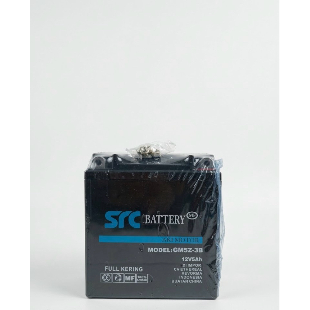 Aki Kering SRC GM5Z-3B MF 12V 5Ah Accu Motor Bebek Mio Smile Jupiter MX Grand
