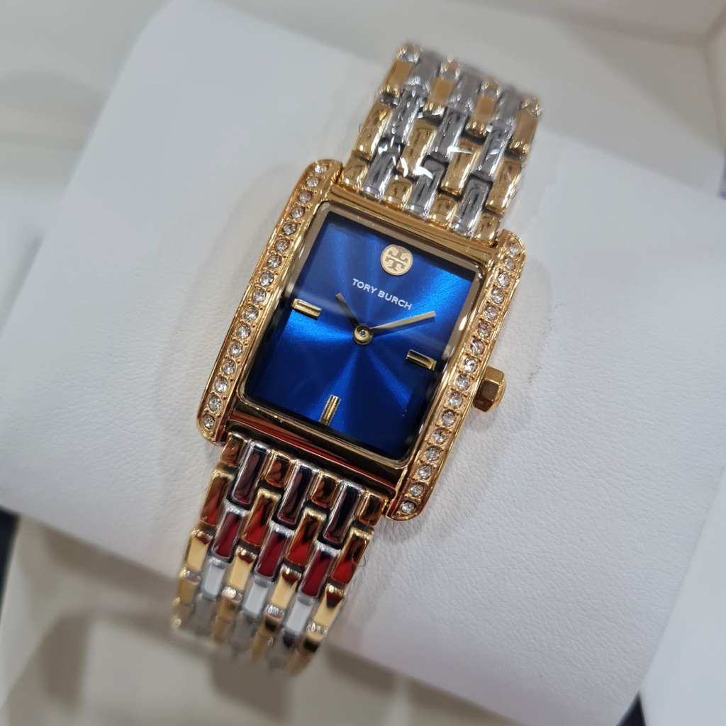 100% Original Jam Tangan Wanita Tory Burch TBW-1062 Swarovski