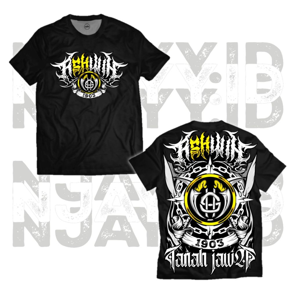 Kaos PSHW Ashwin Terbaru A2 Full punggung