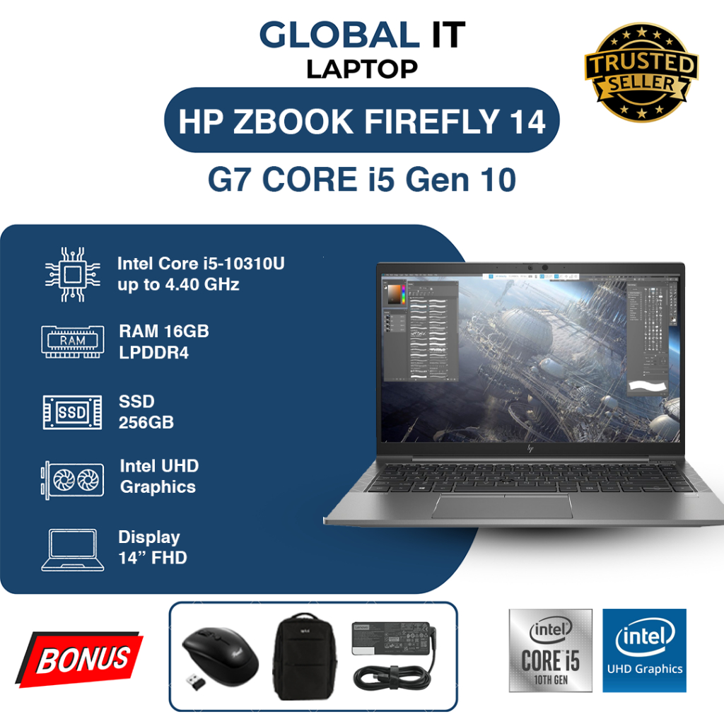 HP ZBOOK FIREFLY 14 G7 CORE i5 GEN 10