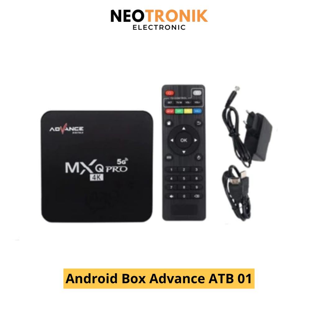 Android TV Box Advance ATB-01 Digital Online TV Box 5G 2G+16G 4K Internet Smart TV