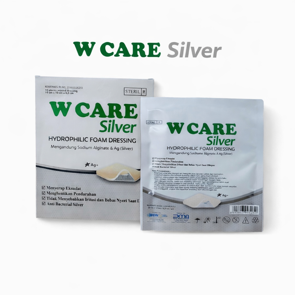 W CARE SILVER AG FOAM DRESSING