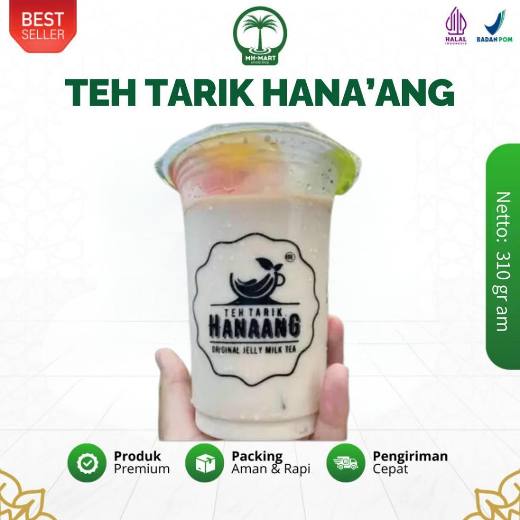 Teh tarik Hanaang 310 ml original jelly milk tea minuman sehat tanpa pengawet