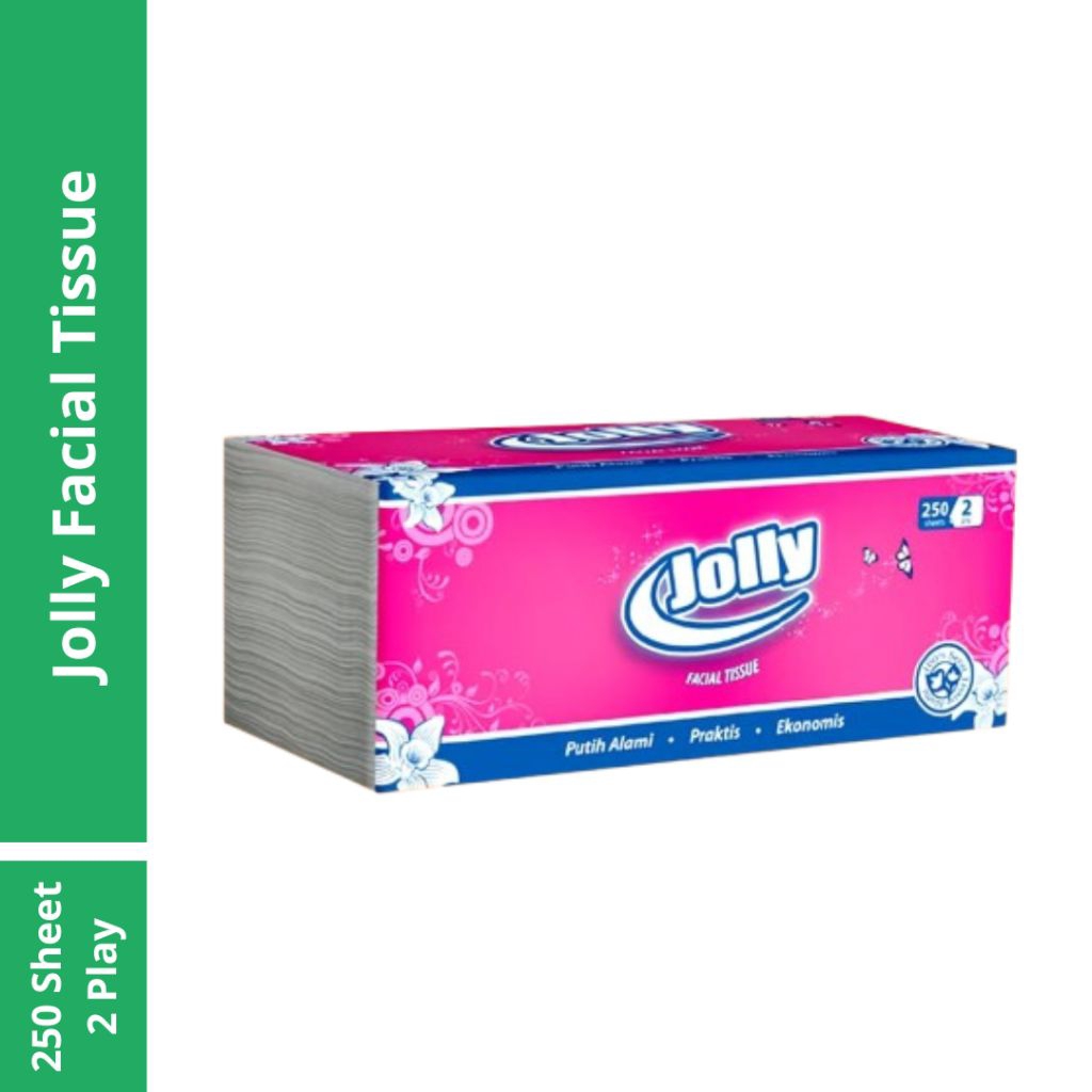 JOLLY FACIAL TISSUE 250 SHEET 2 PLAY TISU JOLLY TISU PEMBERSIH TISU SERBAGUNA TISU JOLLY
