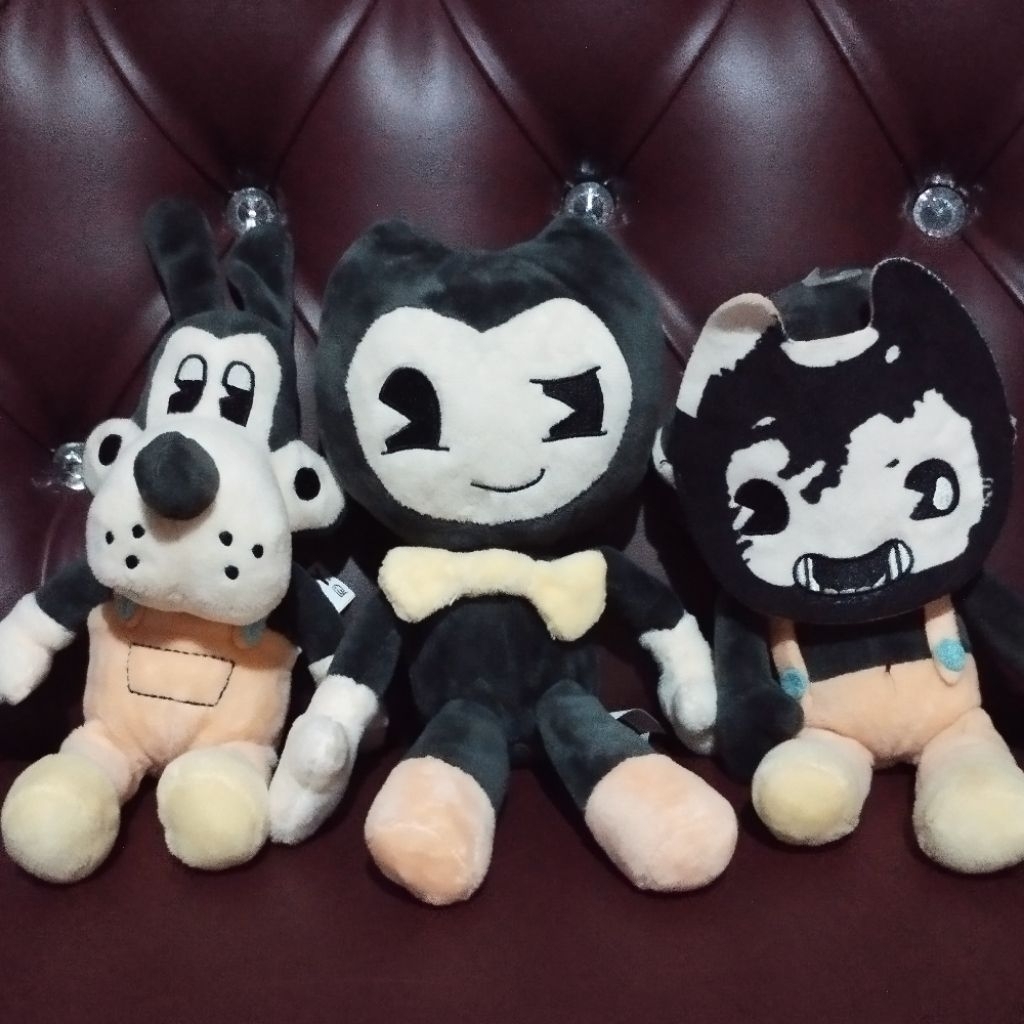 3 set bendy sillyvision plush RARE