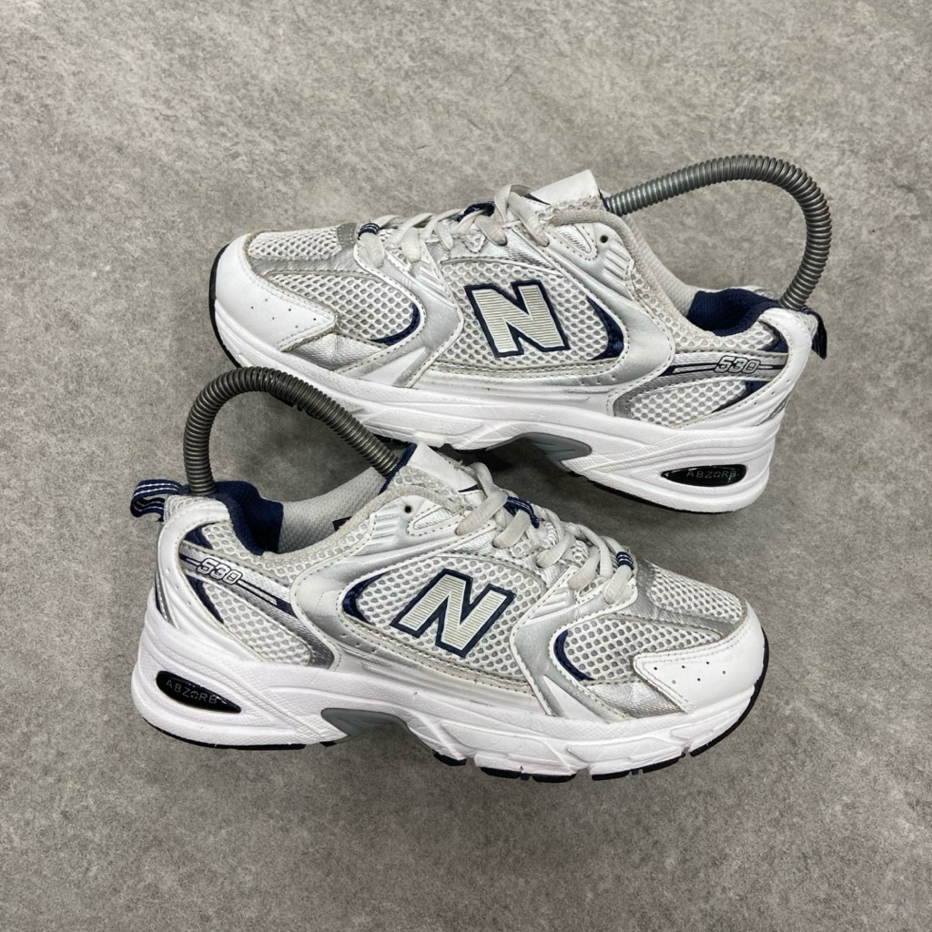 [Size 36] Rare New Balance 530 White Natural Indigo (MR530SG) Second Kondisi Mulus Nominus. Harga Ba