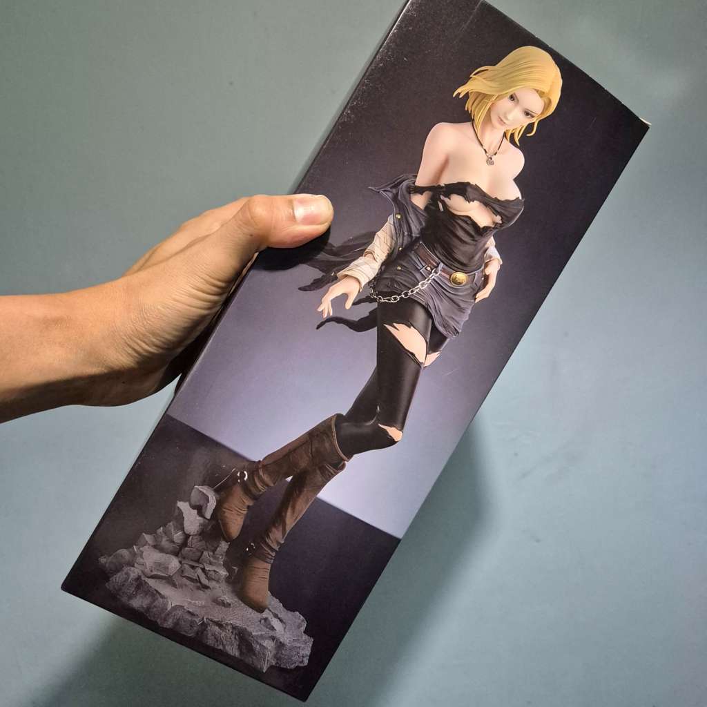 Figure female Android 18 Lazuli Dragon Ball Z tidak cast off versi recast tinggi 30m