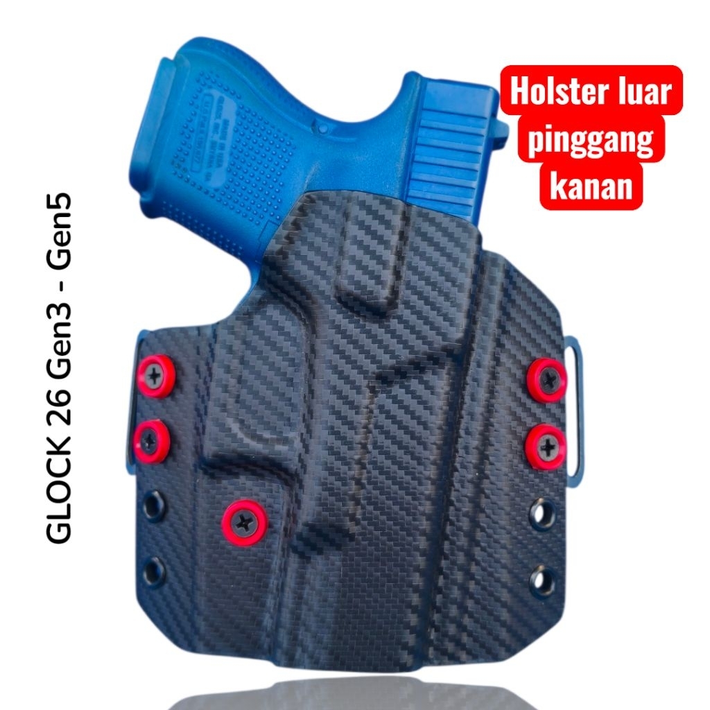 holster G26 gen3- gen5 kydex holster glock 26