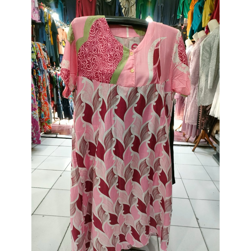 daster kencana ungu premium grosir