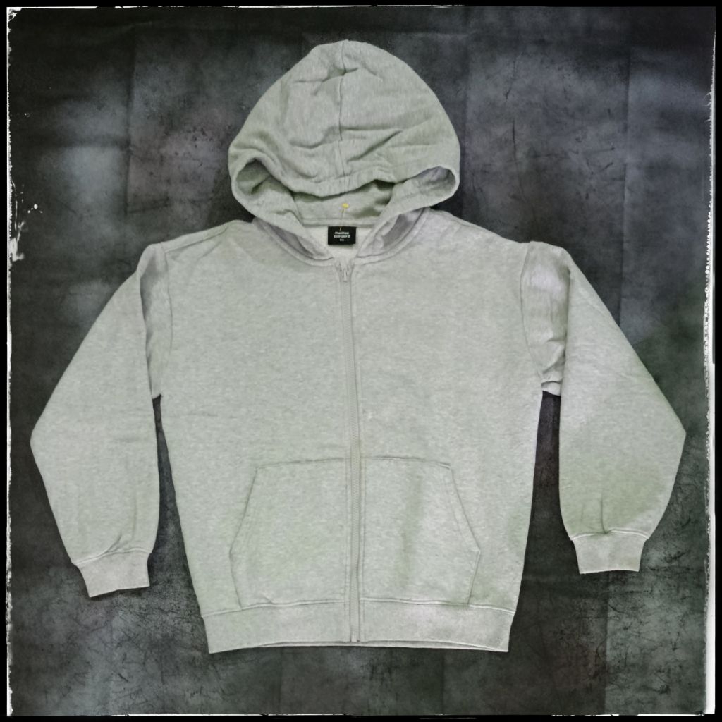 Musinsa Standard Jaket hoodie boxy katun unisex size S