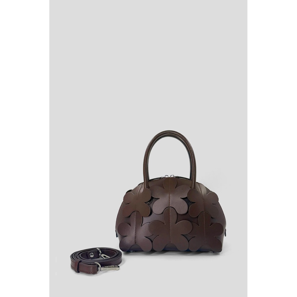 Peggy Hartanto ZIG Classic Shell Bag in Espresso