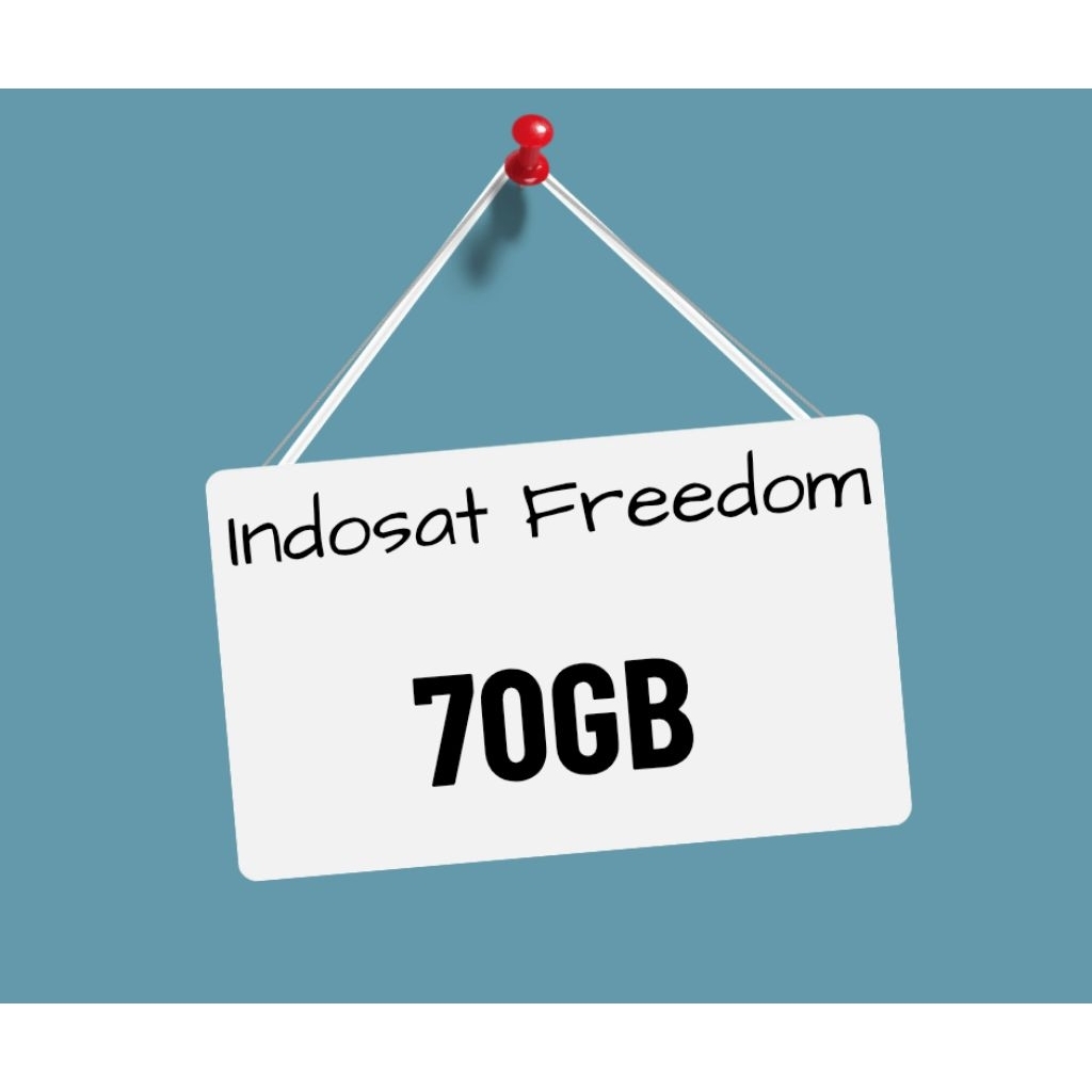 Voucher Paket Data Indosat 70GB / Kuota Internet Indosat