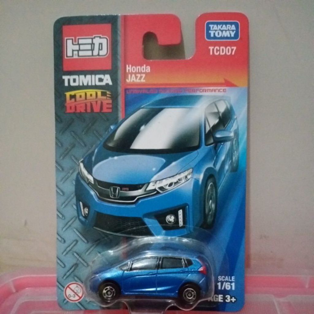 Tomica Cool Drive Honda Jazz biru