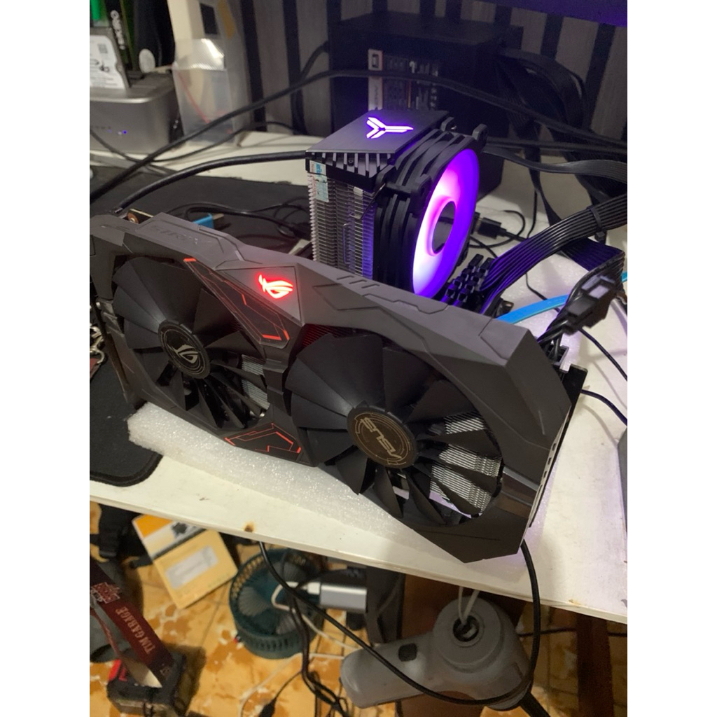 gtx 1050ti asus rog strix fullset box