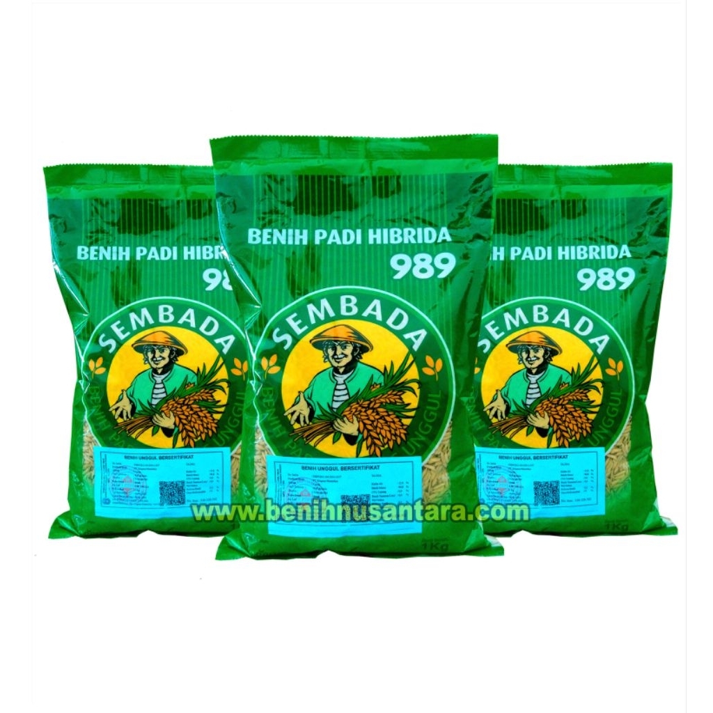BENIH PADI HIBRIDA SEMBADA_989 ORIGINAL 1KG