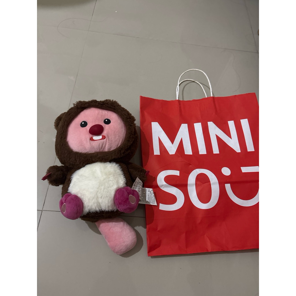 boneka miniso X zanmang loopy 10 inch