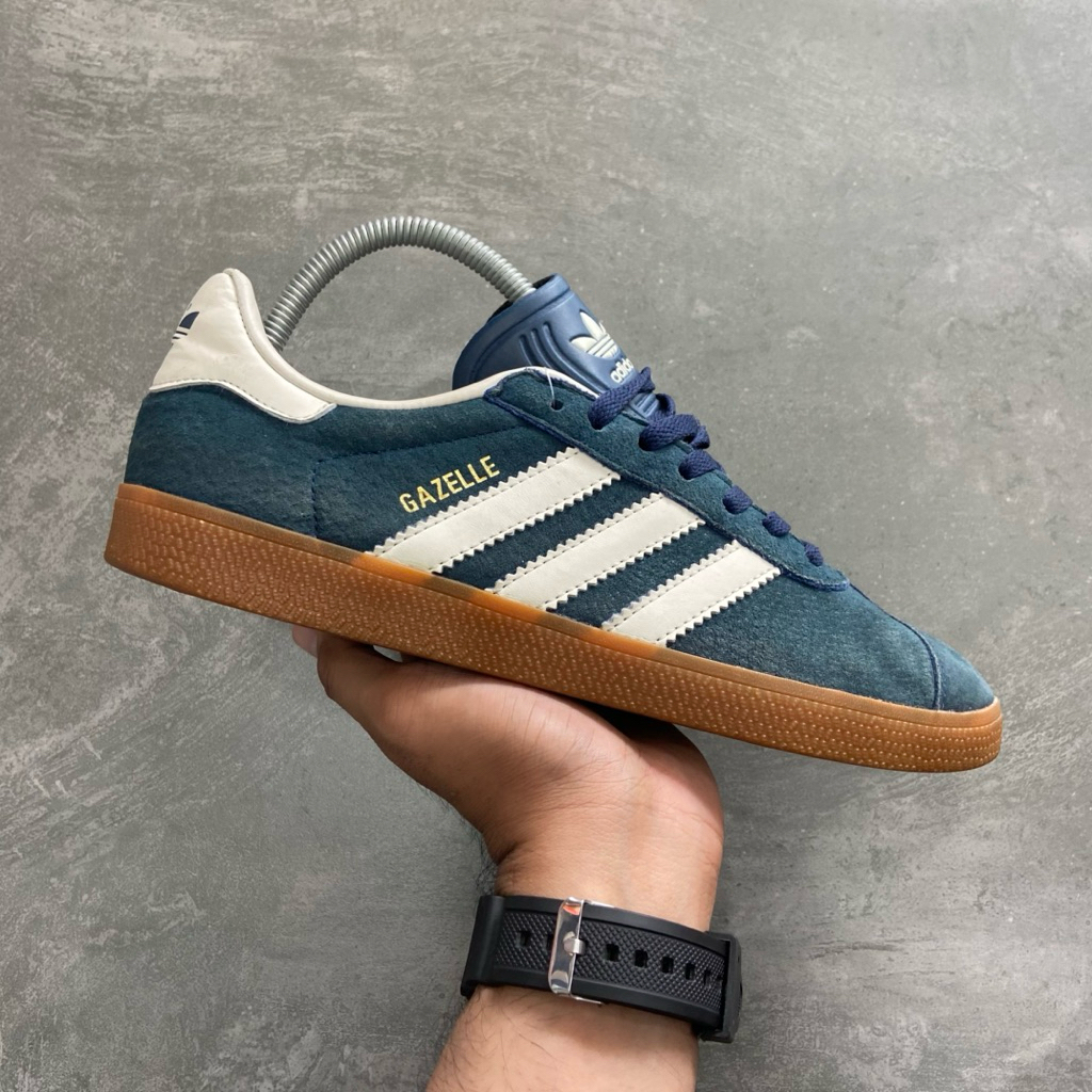 [Size 41] Rare Adidas Gazelle ‘Night Indigo Taupe’ (IG6201) Second Original Kondisi Mulus Nominus. H