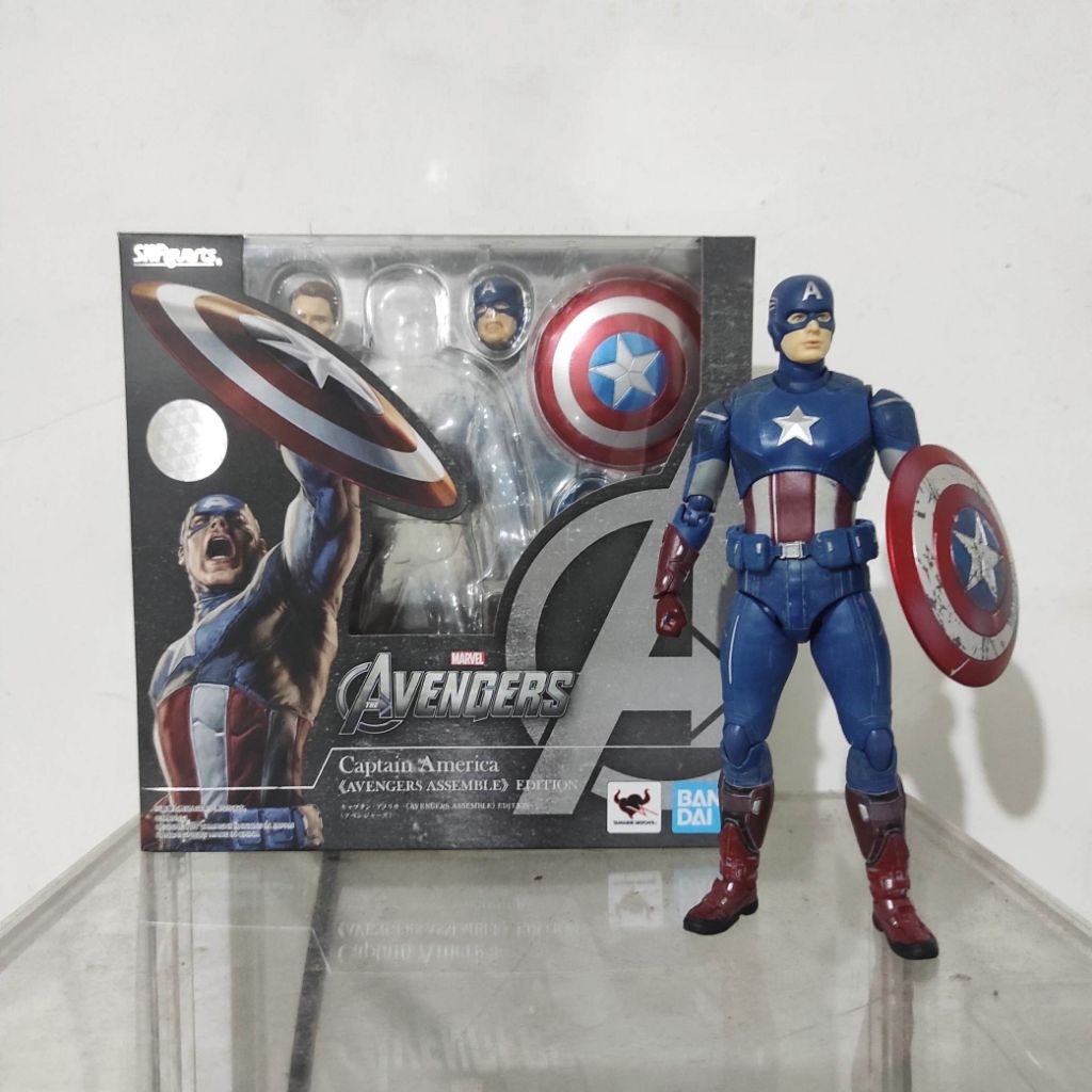 S.H.Figuarts Captain America Avengers assemble edition the avengers 2012 shf bandai action figure no