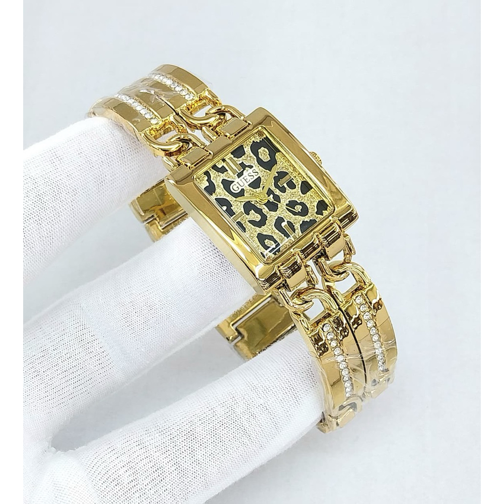 DIAMETER 2.4 JAM TANGAN WANITA GUESS DIAL MACAN & DIAL JEANS RANTAI KEPANG